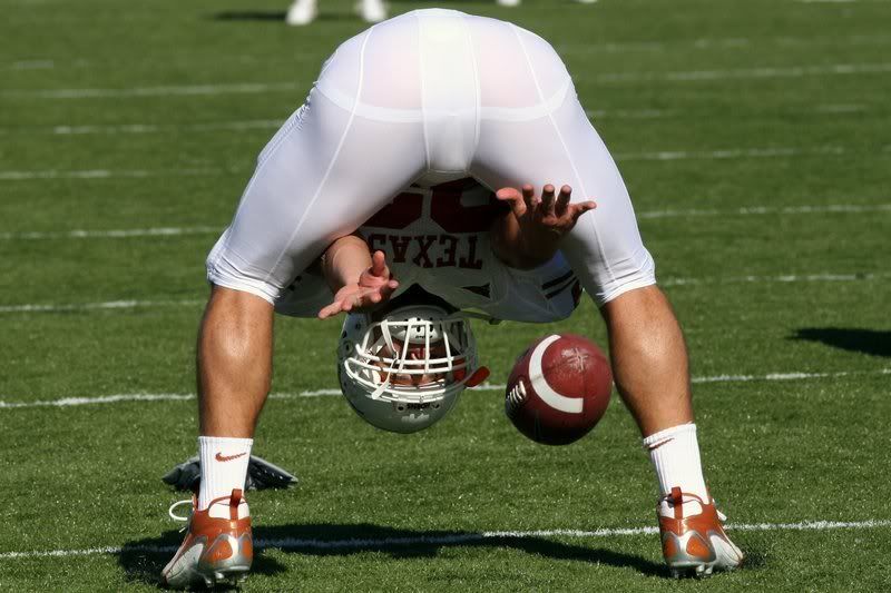 Gay Texas Longhorn See Through Pants, Disgusting! LOL Photo by
